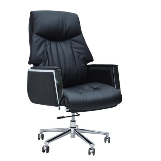 Elegance Executive Leather Office Chair, High Back Steel Structure Office Chair - COOLBABY