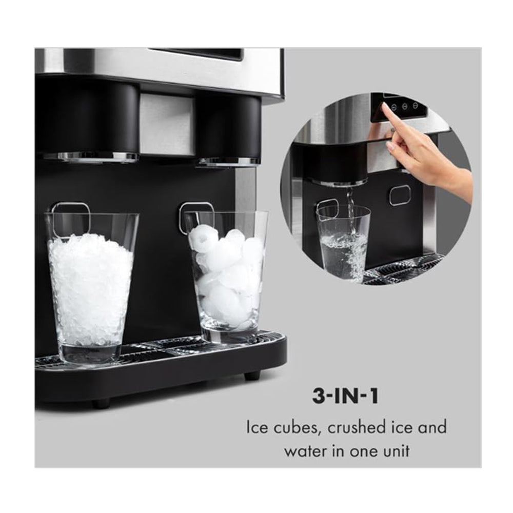 Desktop commercial home small ice crusher ice water three-in-one ice maker