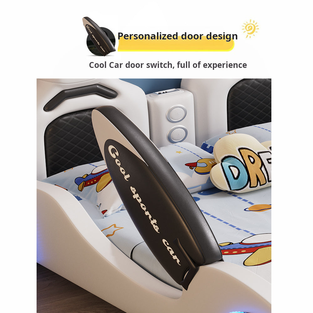 COOLBABY ZLJ1135 Children's Bed Boys Bed Car Style Single Bed