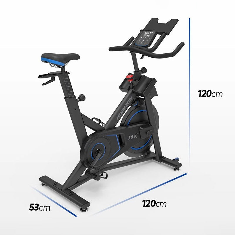 Commercial Indoor Spin Bike | 18KG Flywheel, 50-Level Magnetic Resistance & Bluetooth