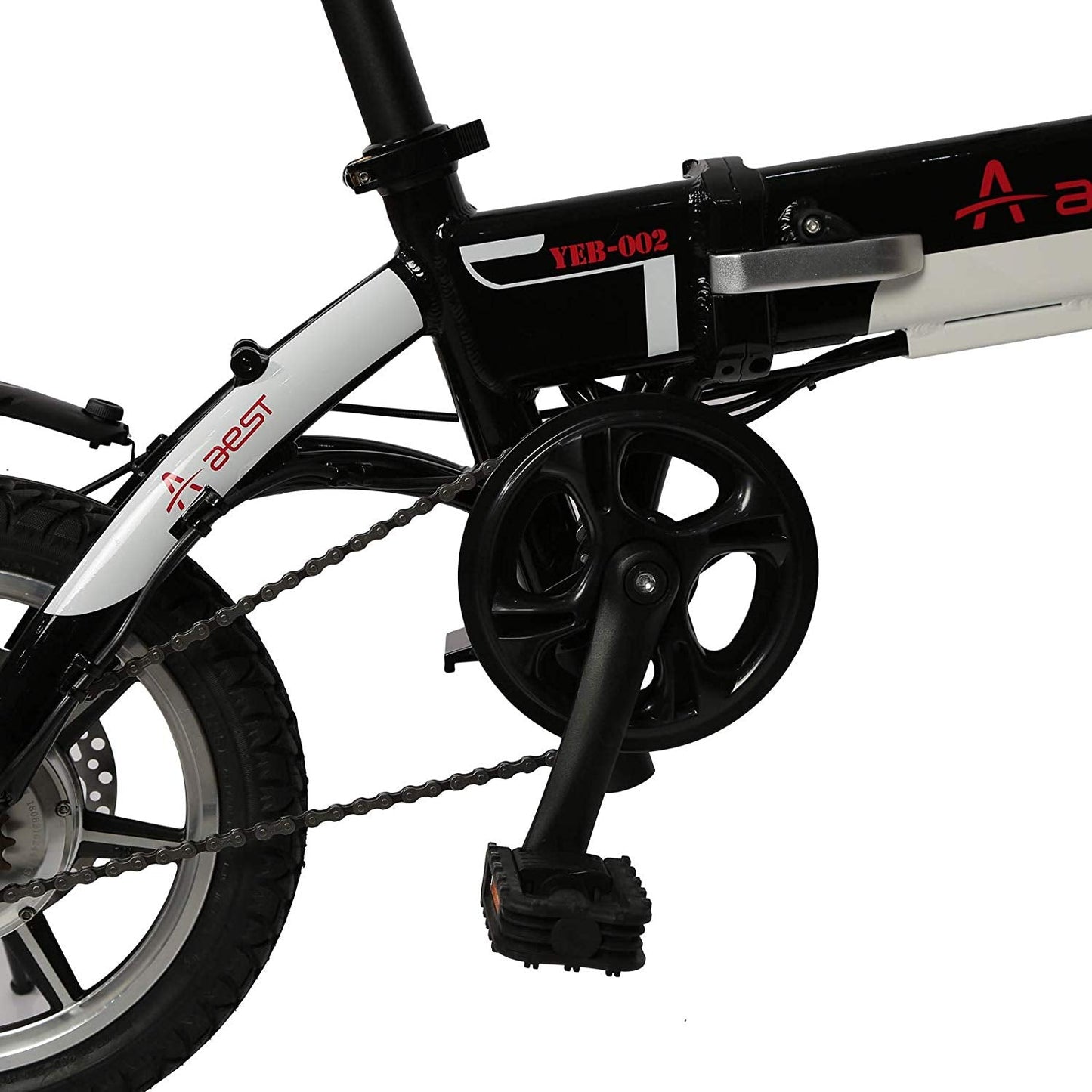 Foldable 14" Electric Bike with Pedal Assist – 36V, 250W Motor, Aluminum Frame - COOLBABY