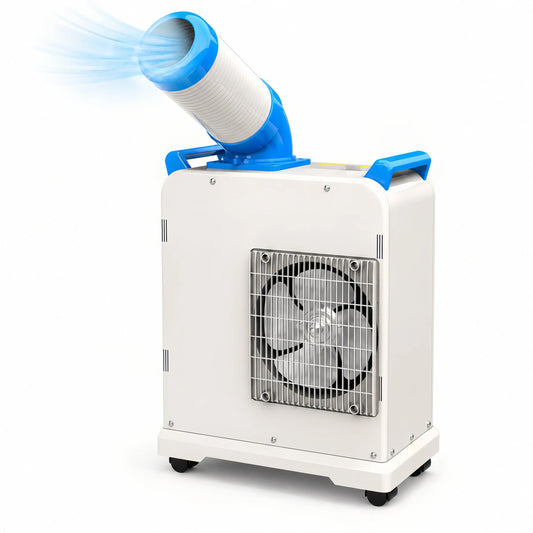 Industrial Spot Air Conditioner 6000 BTU Portable Air Cooler | R32 Refrigerant, Mobile Spot Cooler, Indoor/Outdoor Use
