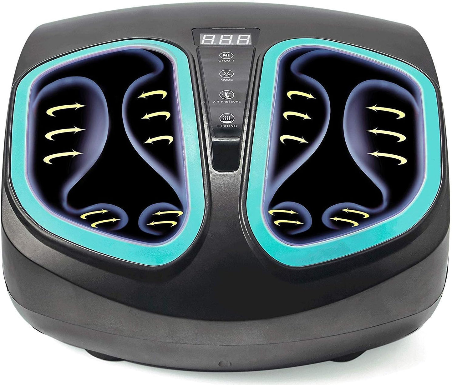 Foot Massager Machine with Heat – Electric Deep Kneading & Air Compression Therapy for Foot, Leg Circulation, Plantar Fasciitis, Neuropathy & Chronic Pain Relief – Relaxing Home Spa Gift for Better Sleep - COOLBABY