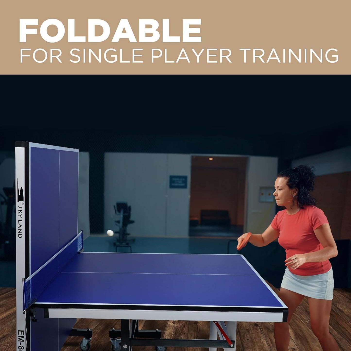 Tennis Table Professional Size, Foldable Tennis Table, Movable Table - COOLBABY