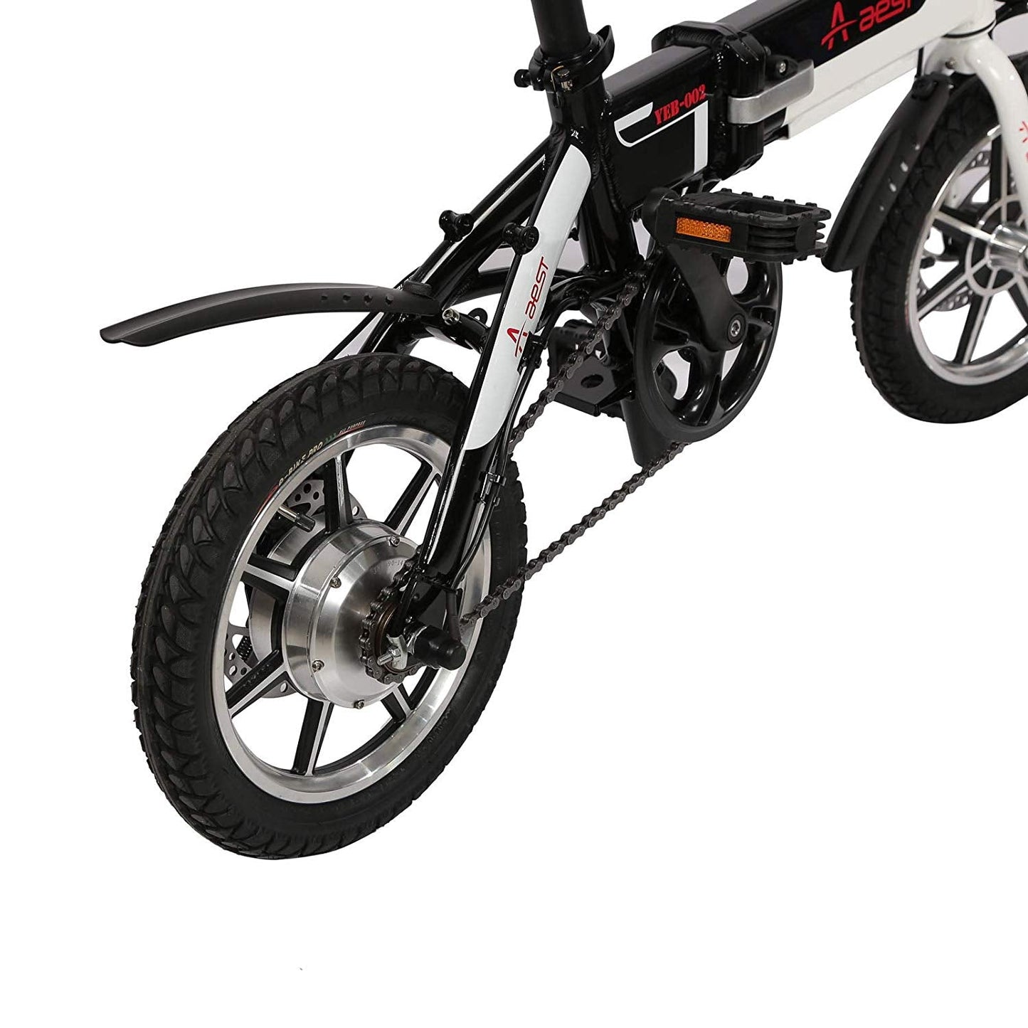 Foldable 14" Electric Bike with Pedal Assist – 36V, 250W Motor, Aluminum Frame - COOLBABY