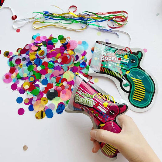 COOLBABY WSTT656 10Pcs Automatic Inflatable Fireworks Premium Party Supplies, Multicolor Confetti Cannons for Wedding Birthday Graduation Fun Party Supplies Decorations and Favors - COOL BABY