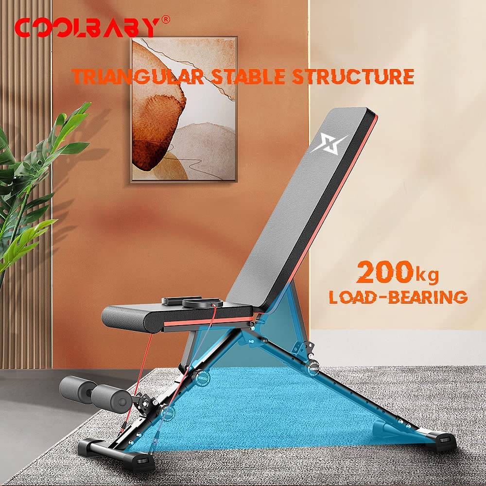 COOLBABY Multifunctional Fitness Stool – Folding Design for Home Gym Workouts - COOL BABY