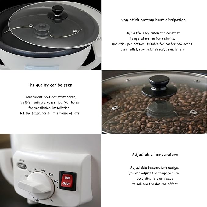 Multifunctional Coffee Bean Roaster, Electric Coffee Roaster - COOLBABY