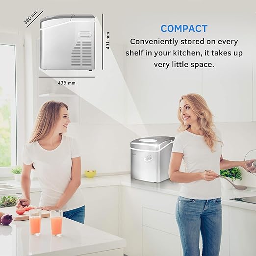 Ice Maker Countertop – 20Kg/24H - High Capacity - COOLBABY
