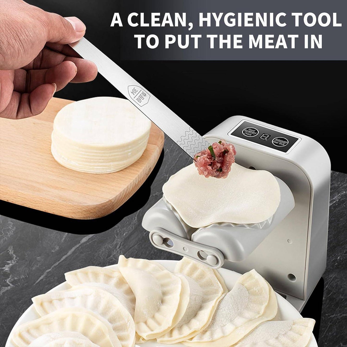 COOLBABY Automatic Electric Dumpling Maker Machine Dumpling Mould Pressing - COOL BABY