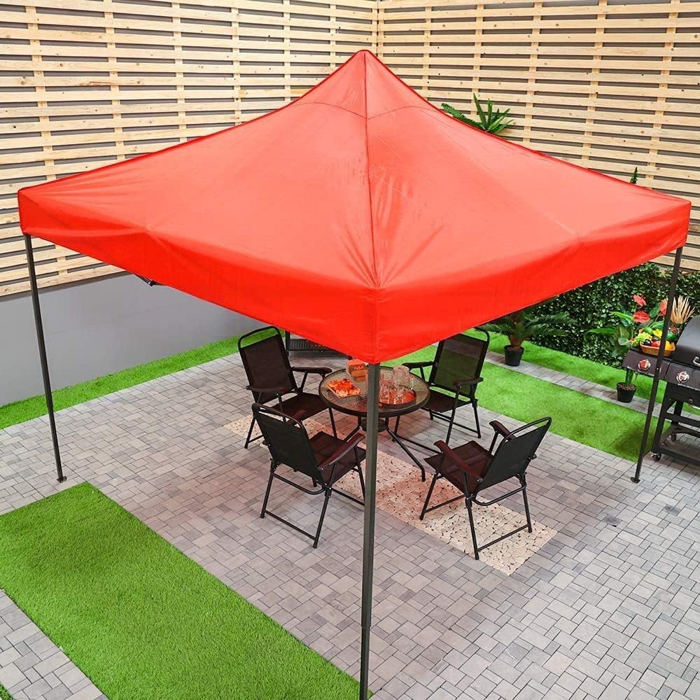 Gazebo 3x3 M Portable event Canopy Tent-Pop Up Instant Shelter Sun Protection Shade for Outdoor Camping Picnics Beach Garden Sports Party-Camping Tent (Blue) - COOLBABY