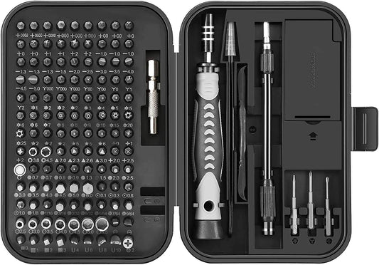 COOLBABY SSZ147 Precision Screwdriver Set, New Version 130 In 1 Kit With 120 Bits, Repair Tool Magnetizer For Smart Phone, HoUSehold Appliances - COOL BABY