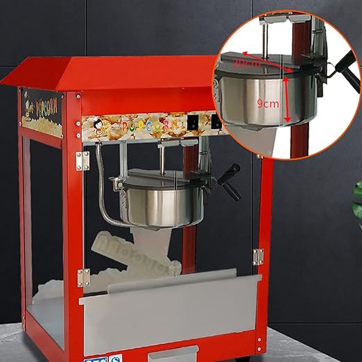 Electric Popcorn Machine with Thermal Lighting, Vintage Table-Top Popc ...