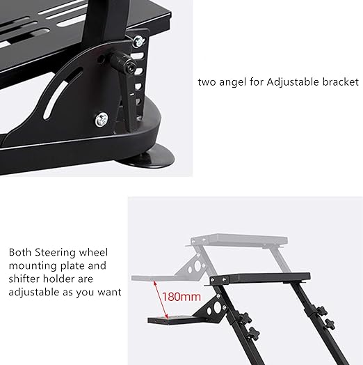 Professional Racing Wheel Stand (Updated Version) Driving Gaming Simulator for Logitech G25 G27 G29 G920 PS4 Xbox Fanatech T3PA TGT T300RS T300GT T500RS TGT T150 TS-PC CSL CSR CSW - COOLBABY