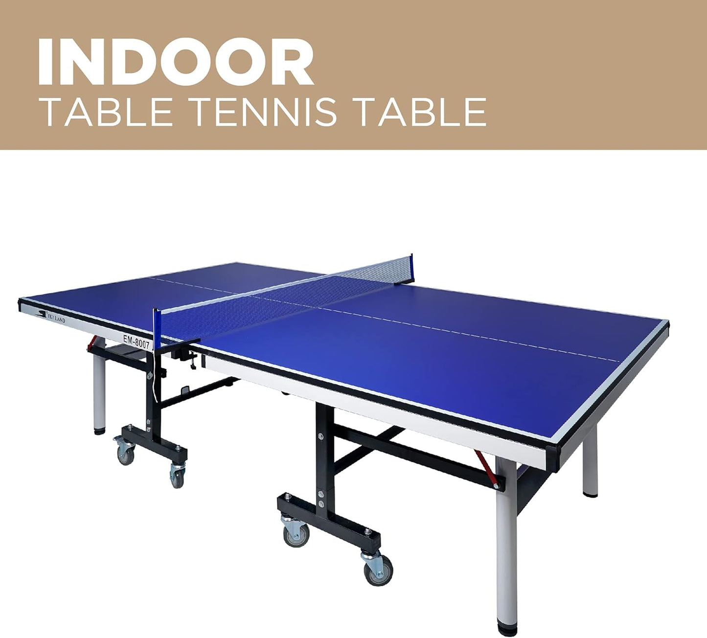 Tennis Table Professional Size, Foldable Tennis Table, Movable Table - COOLBABY