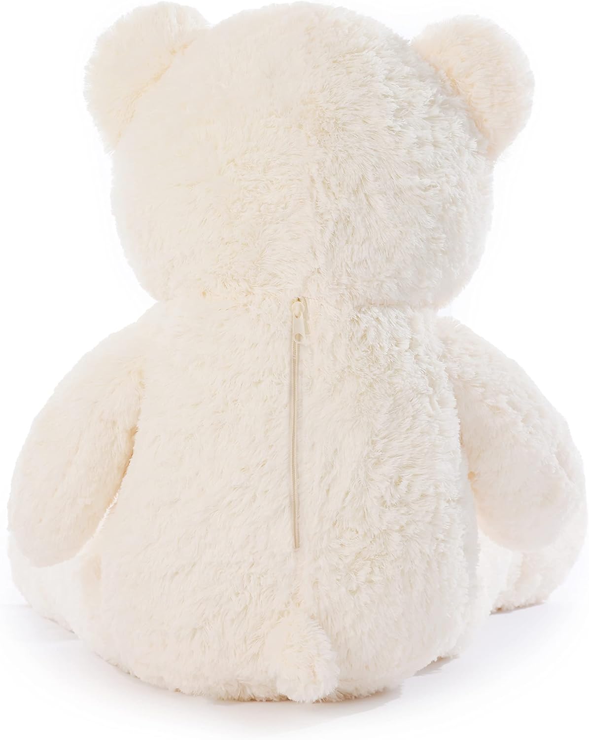Poutmac 55 inch Giant Teddy Bear Stuffed Animal White Big Plush Teddy Bear Valentine's Gift for Girlfriend Soft Stuffed Bear Animals for Christmas,Birthday,Mother's Day - COOLBABY