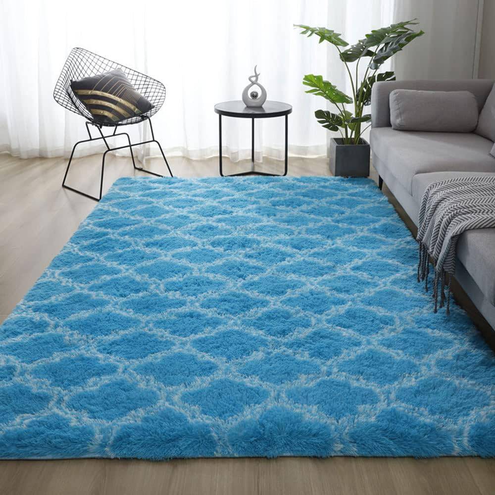 COOLBABY ZRW-DT01 Plush Morocco Pattern Area Rug - COOL BABY