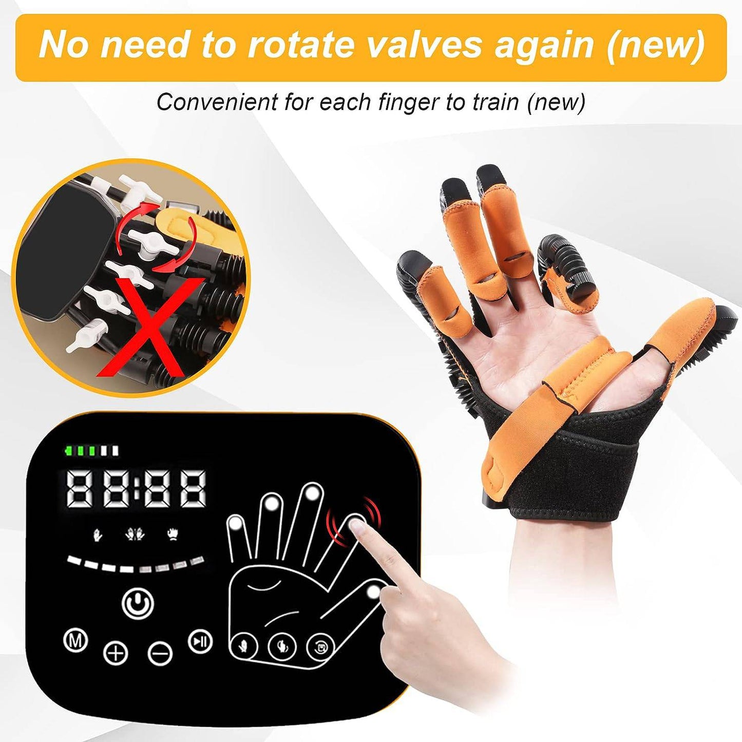 COOLBABY YLY081 Upgraded Finger Rehabilitation Robot Gloves,rehabilitation Gloves - COOL BABY