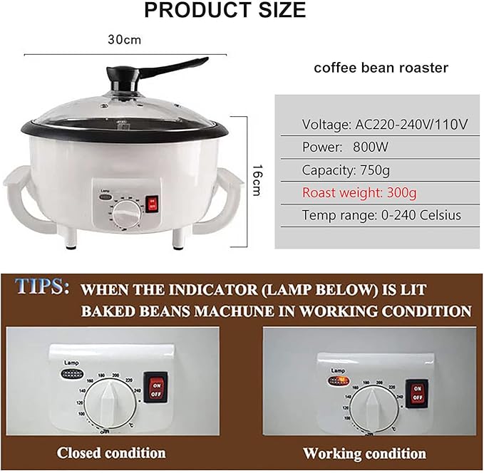 Multifunctional Coffee Bean Roaster, Electric Coffee Roaster - COOLBABY