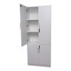 COOLBABY 720-C04 White Four Door Office Cabinet with Scratch-Proof & Waterproof Design - COOLBABY