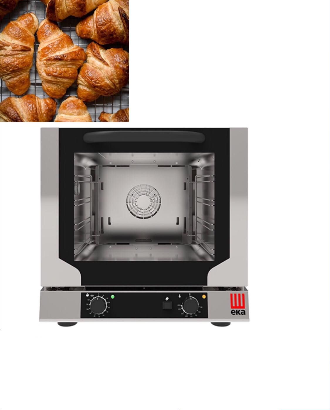 COOLBABY Commercial Electric Convection Oven EKF423P by Tecnoeka – Durable - COOLBABY