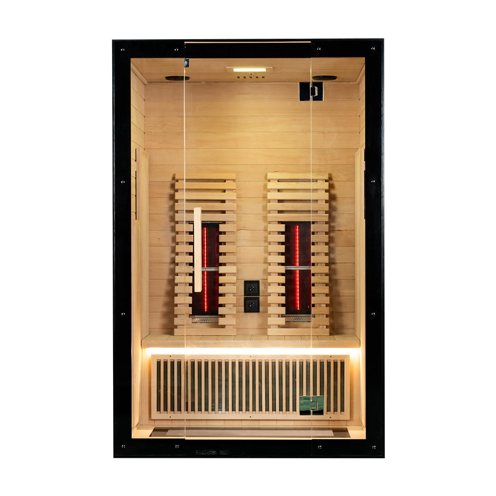 Couple Infrared Sauna With Ceramic Wall Low Emf Far Infrared Heating Panel
