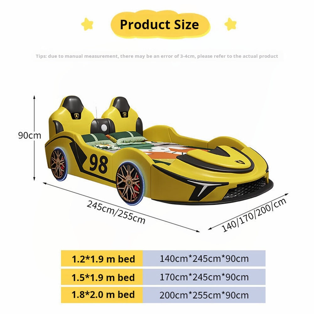 COOLBABY ZLJ1129 Children's Bed Boys Bed Car Style Single Bed