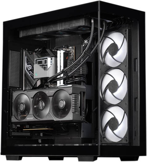 Elite Gaming PC: AMD Ryzen 7 7800X3D, NVIDIA RTX 4060 Ti, 48GB DDR5 RAM, 1TB Gen 4 SSD, 650W 80 PLUS Bronze PSU, 360mm Liquid Cooler, Wi-Fi + BT - COOLBABY