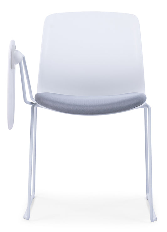 Training Chair Sled Base With Writing Board - White With Grey Seat