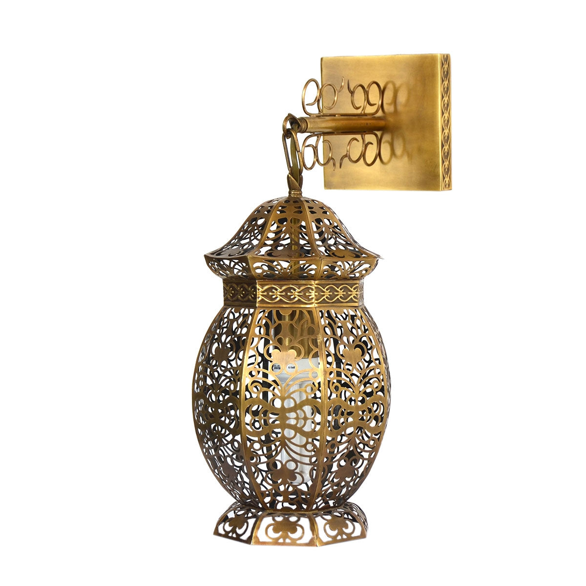 Arabic Wall Light - Brass