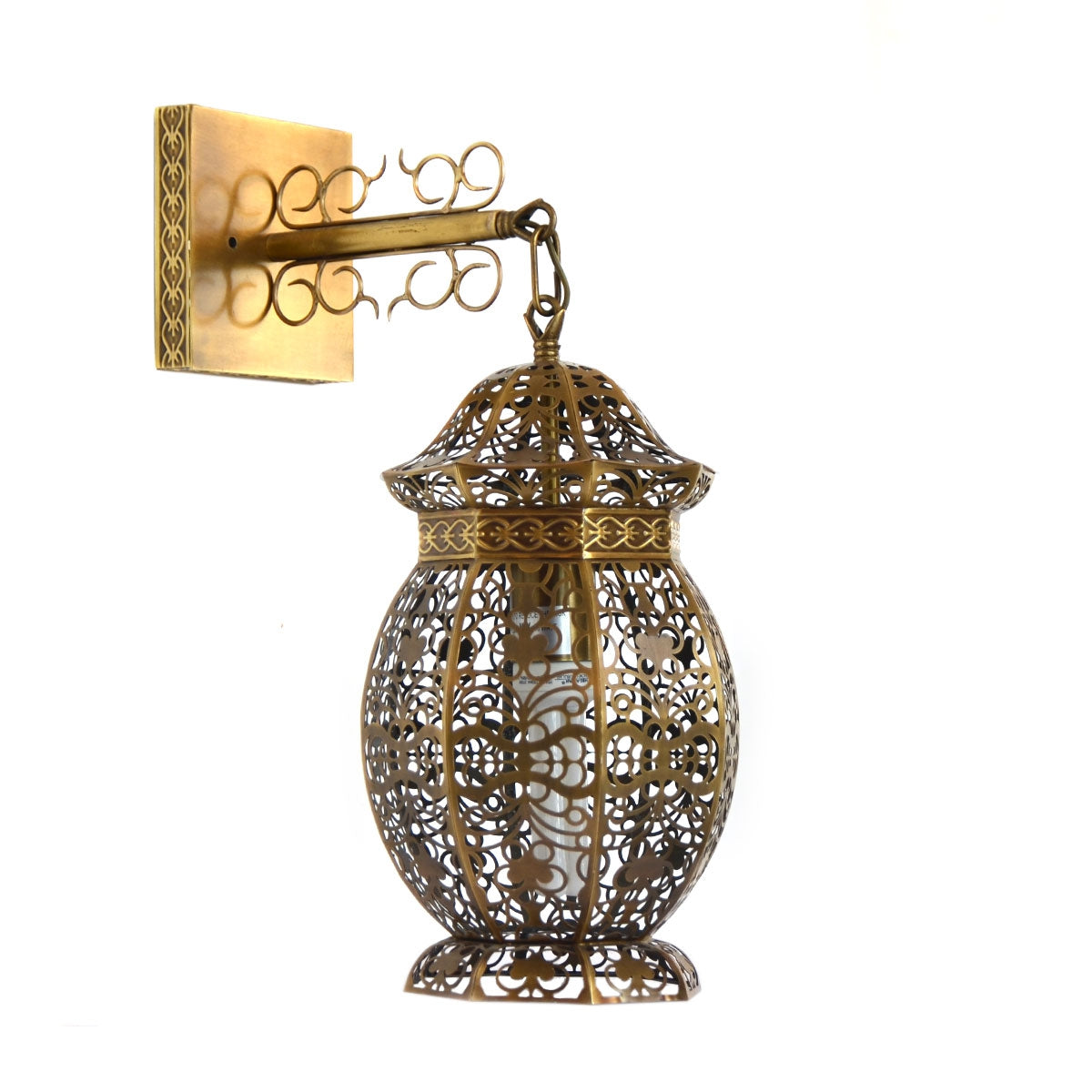 Arabic Wall Light - Brass