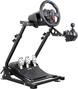 Professional Racing Wheel Stand (Updated Version) Driving Gaming Simulator for Logitech G25 G27 G29 G920 PS4 Xbox Fanatech T3PA TGT T300RS T300GT T500RS TGT T150 TS-PC CSL CSR CSW - COOLBABY