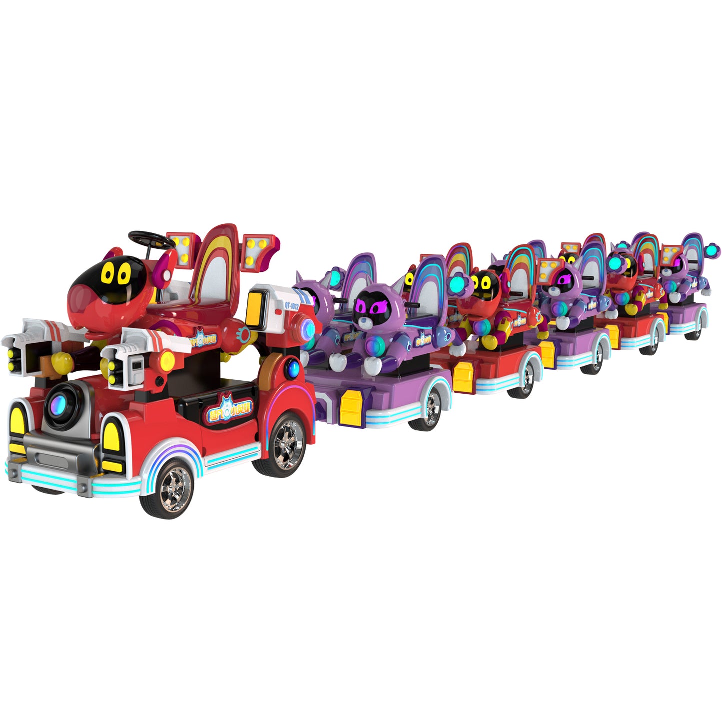 Entertainment Device Amusement Park Facilities Kiddie Ride On Car Kids Small Sightseeing Tourist Electric Train - COOLBABY