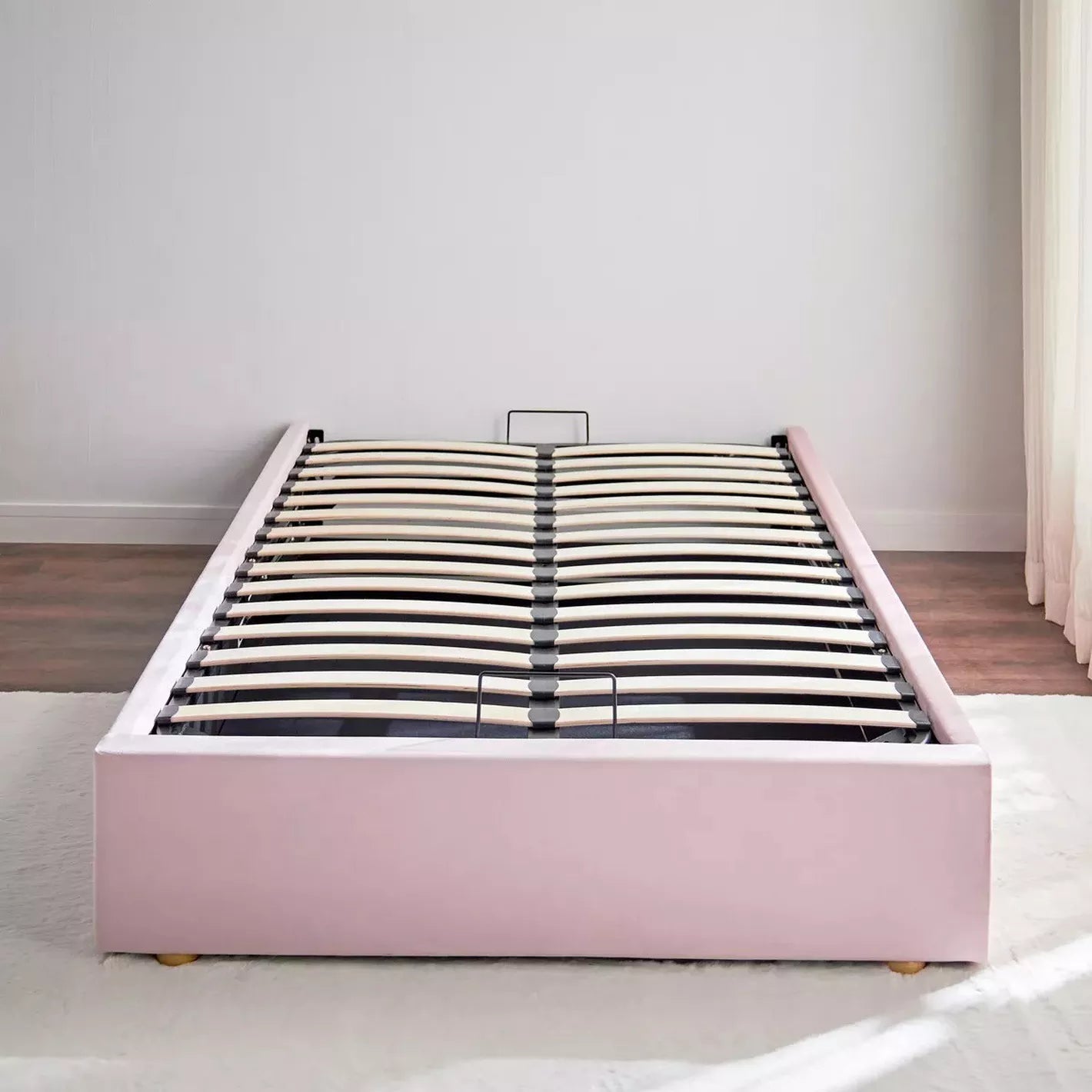 Full Headboard Single Bed 120x200 cm - Pink - COOLBABY