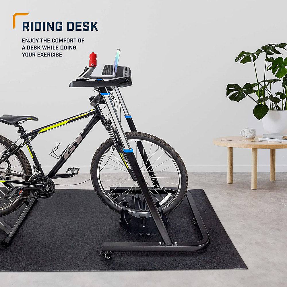 Exercise Bike Conquer Adjustable Height Cycling Trainer Desk