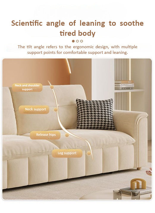 Sofa Bed, Pull-out Sofa Come Bed with Storage Box Side Pockets USB Port. - COOLBABY