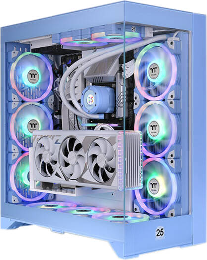 Oceanic Gaming PC: AMD Ryzen 7 7800X3D, Nvidia Rtx 4070 Ti Super , 32GB DDR5 RAM, 2TB Gen 4 SSD, 1000W 80 Plus Gold PSU, 360mm Liquid Cooler, Wi-Fi + BT - COOLBABY