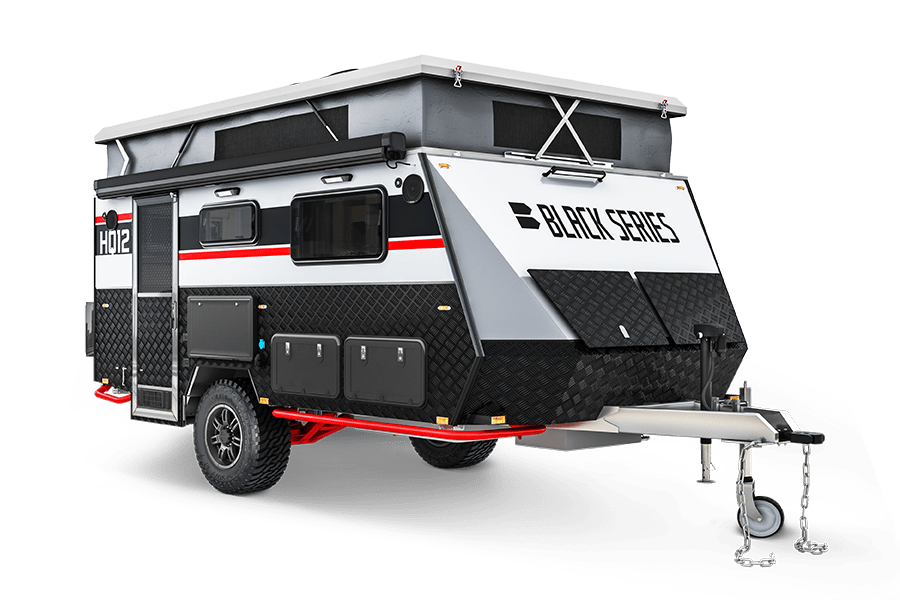 COOLBABY Black Series HQ12 12FT OFFROAD TRAVEL TRAILER WITH LUXURY FEATURES RV Camper - COOL BABY