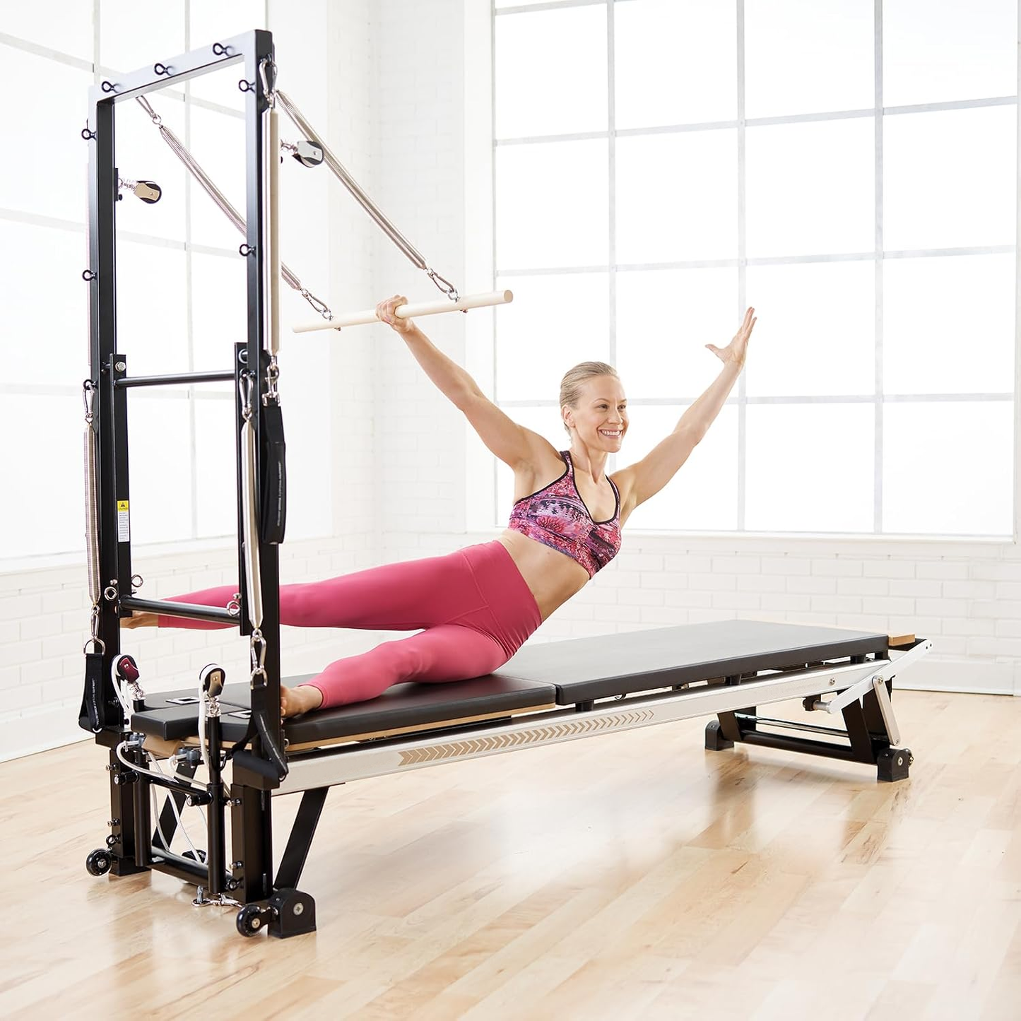 Professional Studio Training Aluminum Pilates Reformer with Trapeze Home Commercial Pilates Equipment Tower