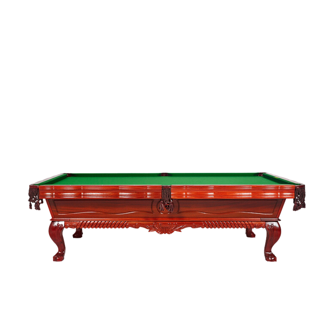 9ft STAR Pool Table Mahogany Carved