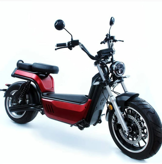 Vintage Electric Scooter, with 4000W Powerful Motor EEC - COOLBABY