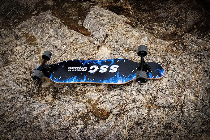 31 Inch Skateboards,7 Layer Natural Maple,Long skateboards for Kids Beginners