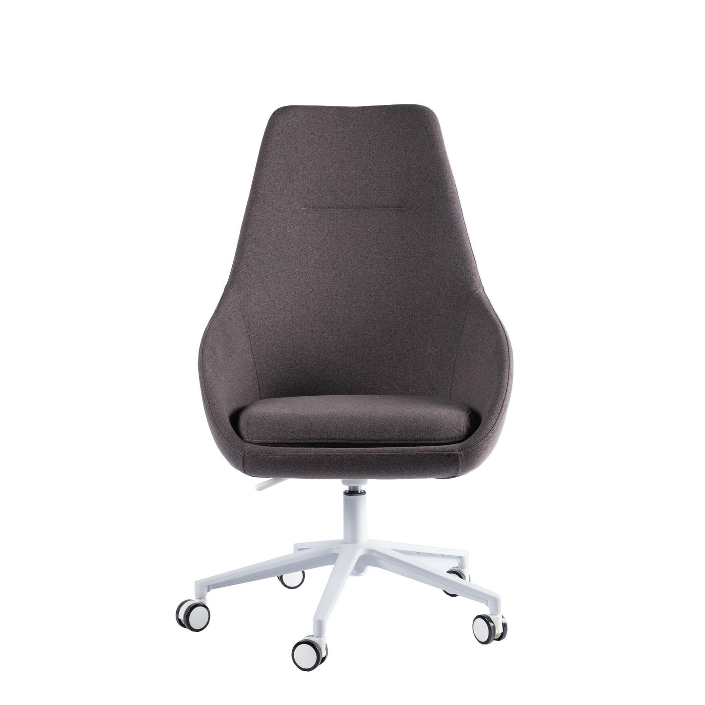 COOLBABY Ava Office Chair – Deep Taupe and Dark Charcoal Grey for Stylish Comfort - COOLBABY