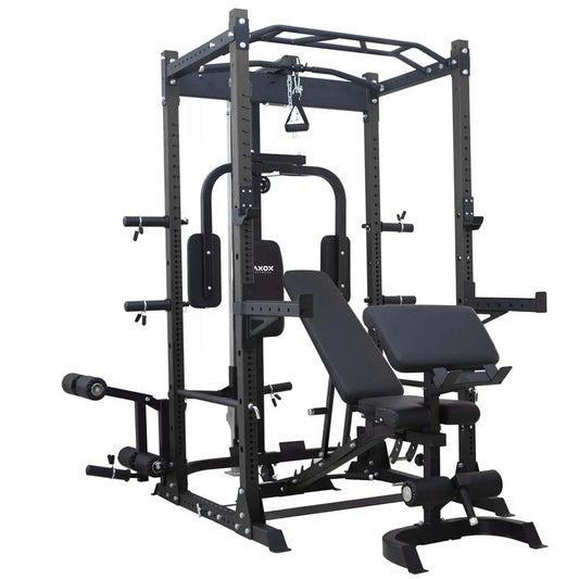 COOLBABY Axox Fitness X Cage Pro Rack: Ultimate Multi-Functional Power Rack for Home Gyms - COOLBABY