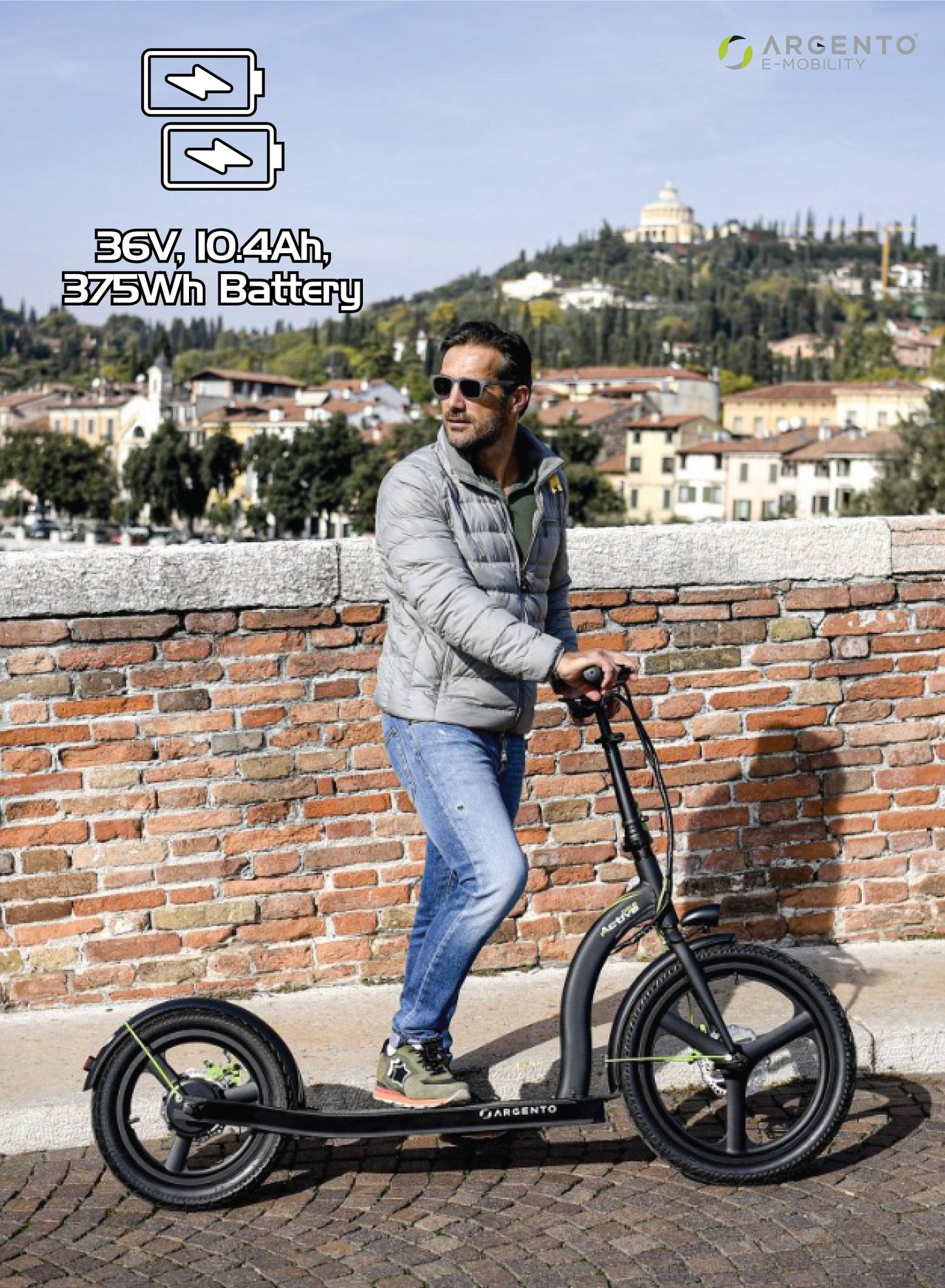 Argento Active Foldable E-Scooter: High-Performance, Lightweight, and Safe City Commuting - COOLBABY