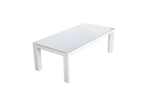 COOLBABY Modern Grey Rectangle Coffee Table - Sleek and Functional Living Room Accent - COOLBABY