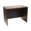 COOLBABY Modern Brown Office Table with Movable Drawers | Durable High-Density Fiber Panels - COOLBABY