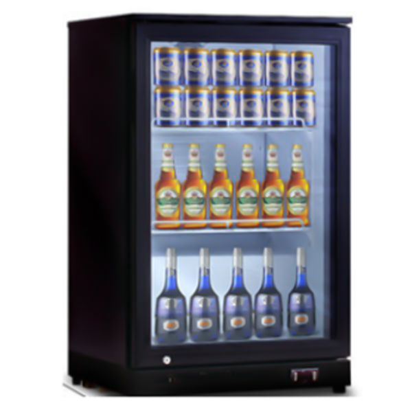 Back Bar Cooler, Commercial Bar Showcase Glass Door - COOLBABY