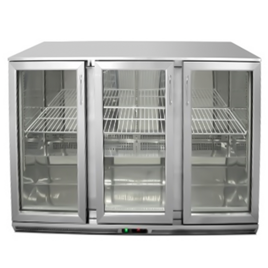 Bar Cooler, Capacity 220 liters, silver color - COOLBABY