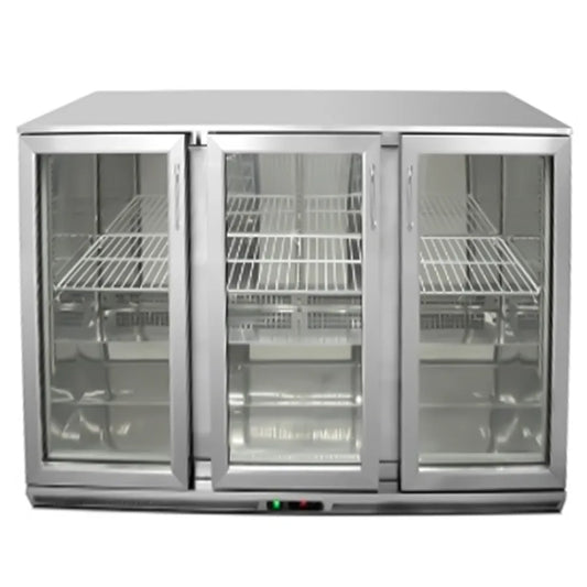 GN3100TN/W 3 Door Commercial Bar Cooler | Stainless Steel Beverage Refrigerator